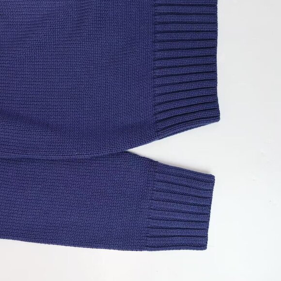 Polo Ralph Lauren Navy blue sweater with golf bear pattern - Picture 6 of 7